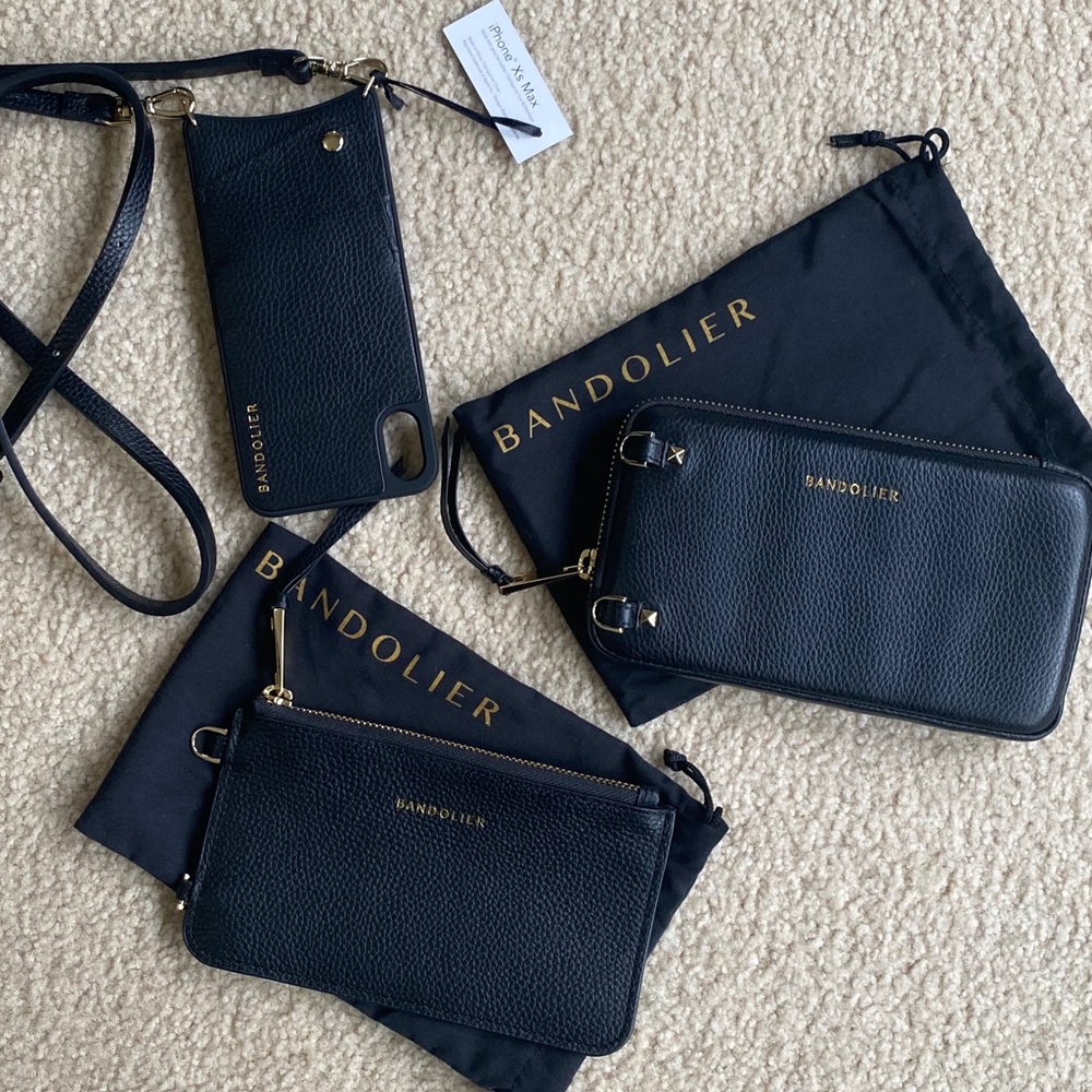Bandolier Crossbody iPhone XS Max Case w/2 pouches